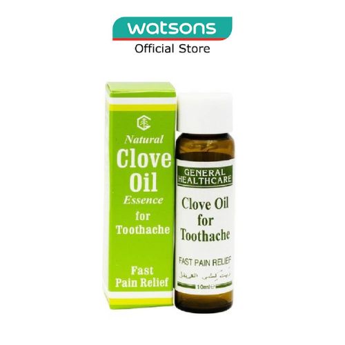 GREENWOOD Fast Pain Relief Clove Oil (For Toothache) 10ml Shopee