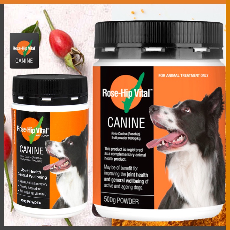 ROSE HIP VITAL CANINE 500g Premium Pet Supplement Rosehip Vital Dog