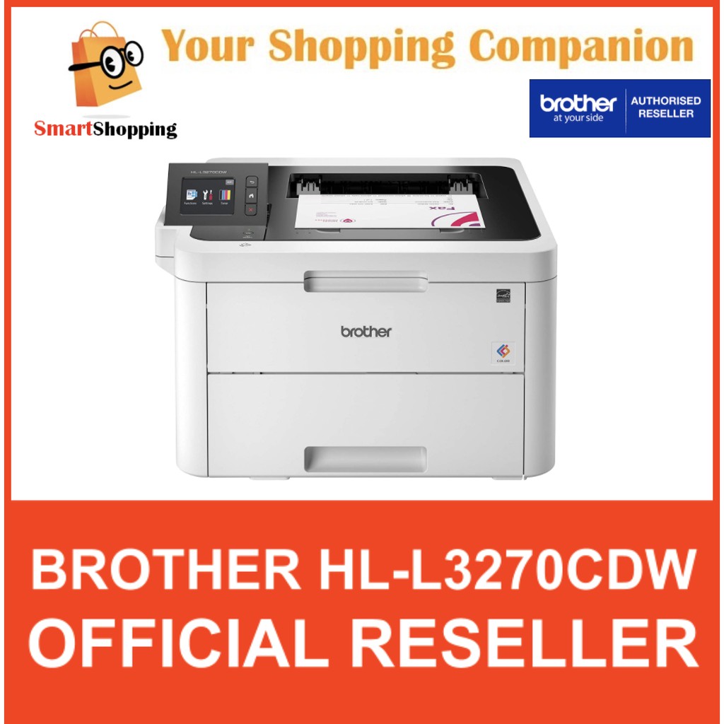 (Original) Brother HLL3270CDW 3270CDW 3270 Compact Wireless Color Laser Printer 3 Years
