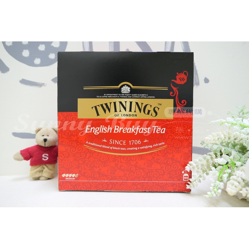 [Sunny Buy] COSTCO TWININGS Downing British Breakfast Tea Bags 100pcs