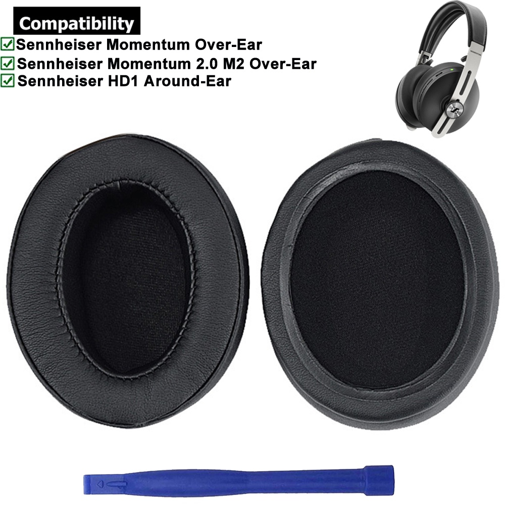 Replacement Earpads Ear Pads Cushion Muffs for Sennheiser Momentum 1 1.0 2 2.0 M2 HD1 Wireless