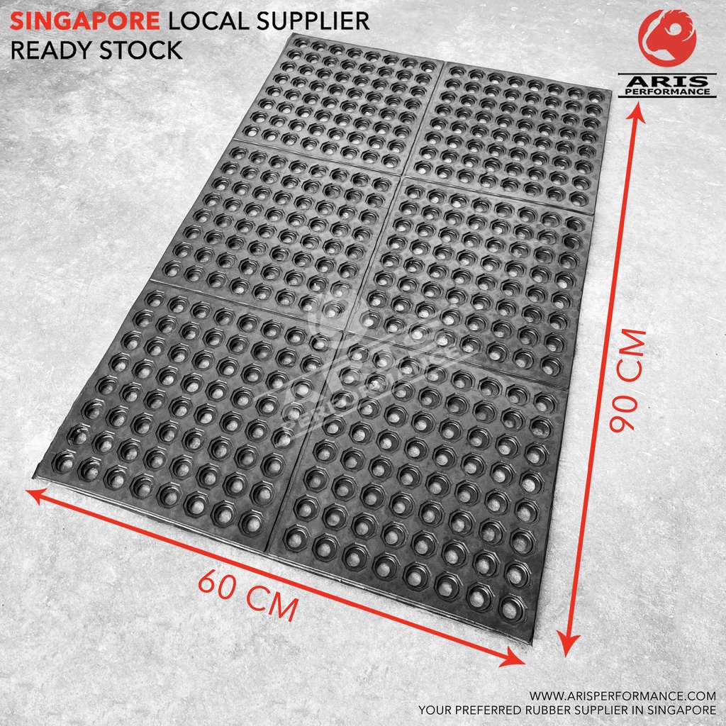 Workstation Rubber Floor Mat, Anti Fatigue Mat, Kitchen Anti Slip Rubber Mat Shopee Singapore