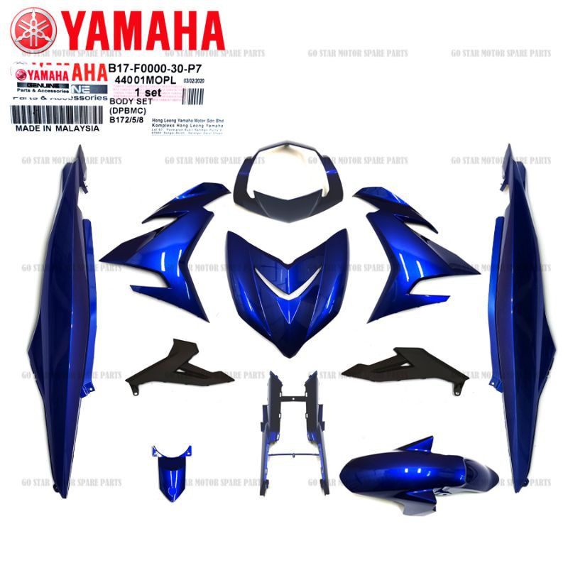 YAMAHA Y15ZR V1 FULL BODY COVER SET ONLY COVERSET Y15 Y15Z LC150