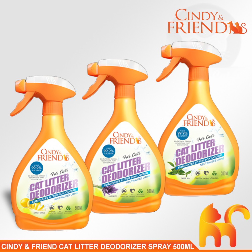 [Best Seller] Cindy & Friend Cat Litter Deodorizer Spray 500ml