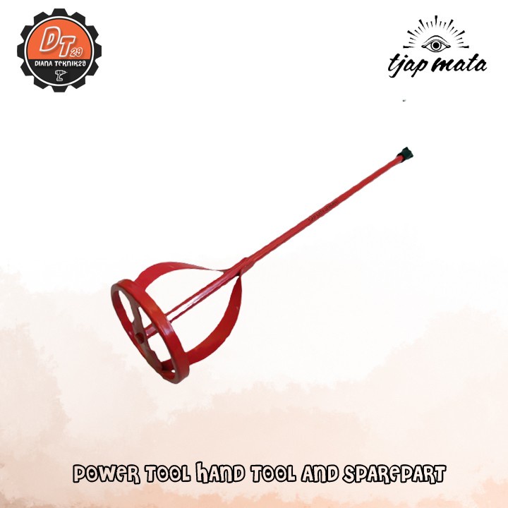 MATA Paint Mixer / Instant Cement Stirrer Drill Bit 100 X 600 TJAP Eyes