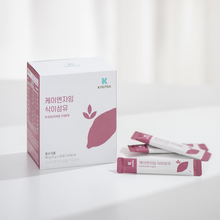 [KNUTRA] K·ENZYME Fiber Sweet Potato Flavor / 3g x 30 Powder Sticks