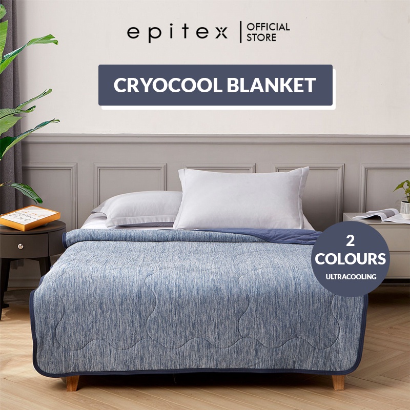 Epitex New Cryocool Reversible Wrap Fit Blanket Comforter Duvet