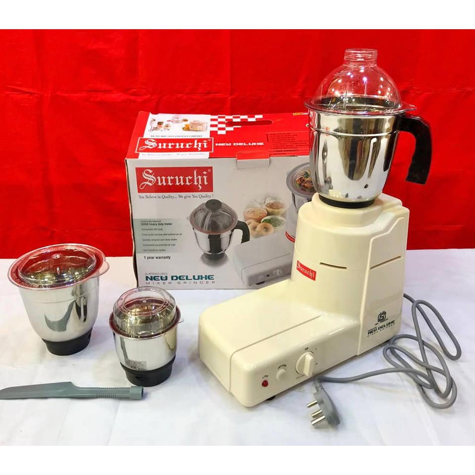 Suruchi New Deluxe Mixer Grinder(READY STOCK) Shopee Singapore