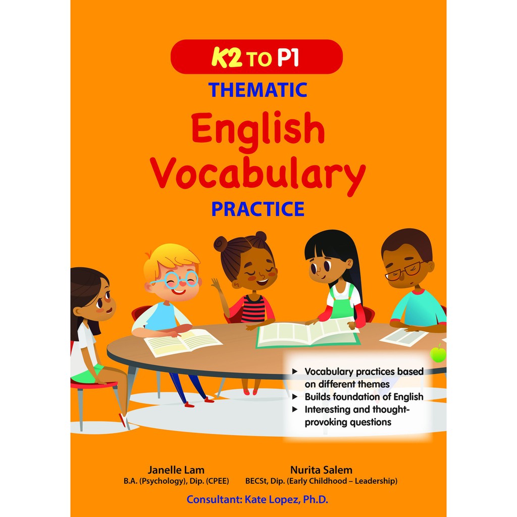 K2 to P1 Thematic English Vocabulary Practice / Kindergarten English