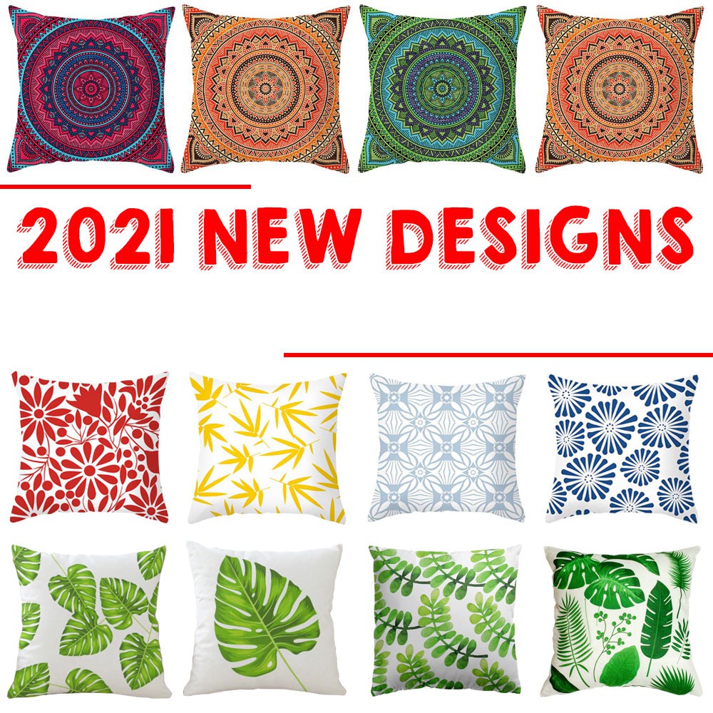 Elitrend Boho Style and Country Style Sofa Pillow Case Cover Home Deco Cushion Covers Hari Raya