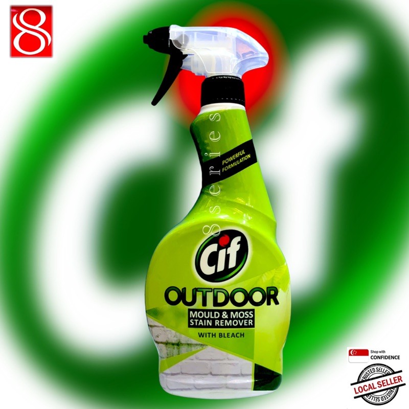 CIF Outdoor , Indoor Mould & Moss stain remover / cleaner with Bleach