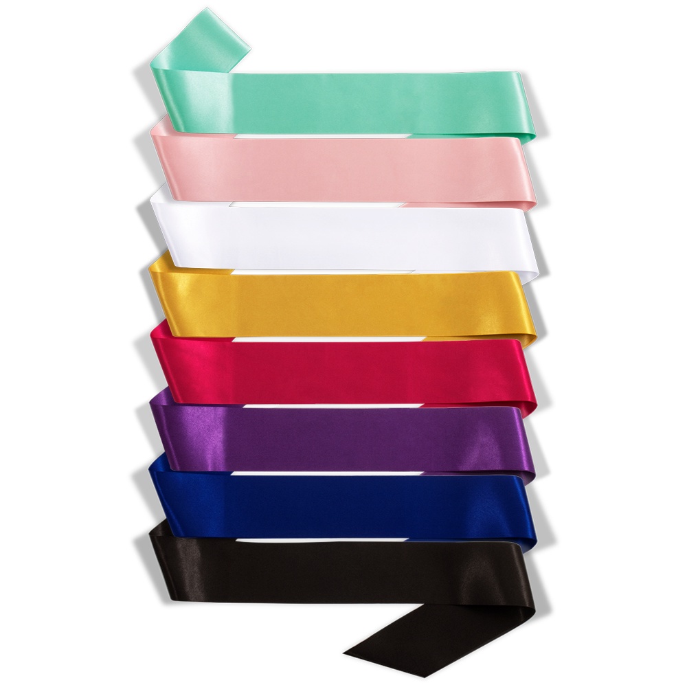 Blank Satin Sash Plain Sash Make Your Own DIY Sash 8cm*180cm Shopee Singapore