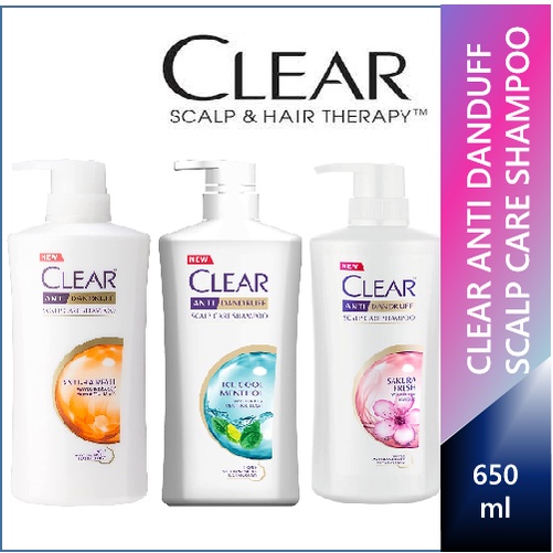 CLEAR Shampoo Anti Hairfall Sakura Fresh Ice Cool Menthol Complete Soft