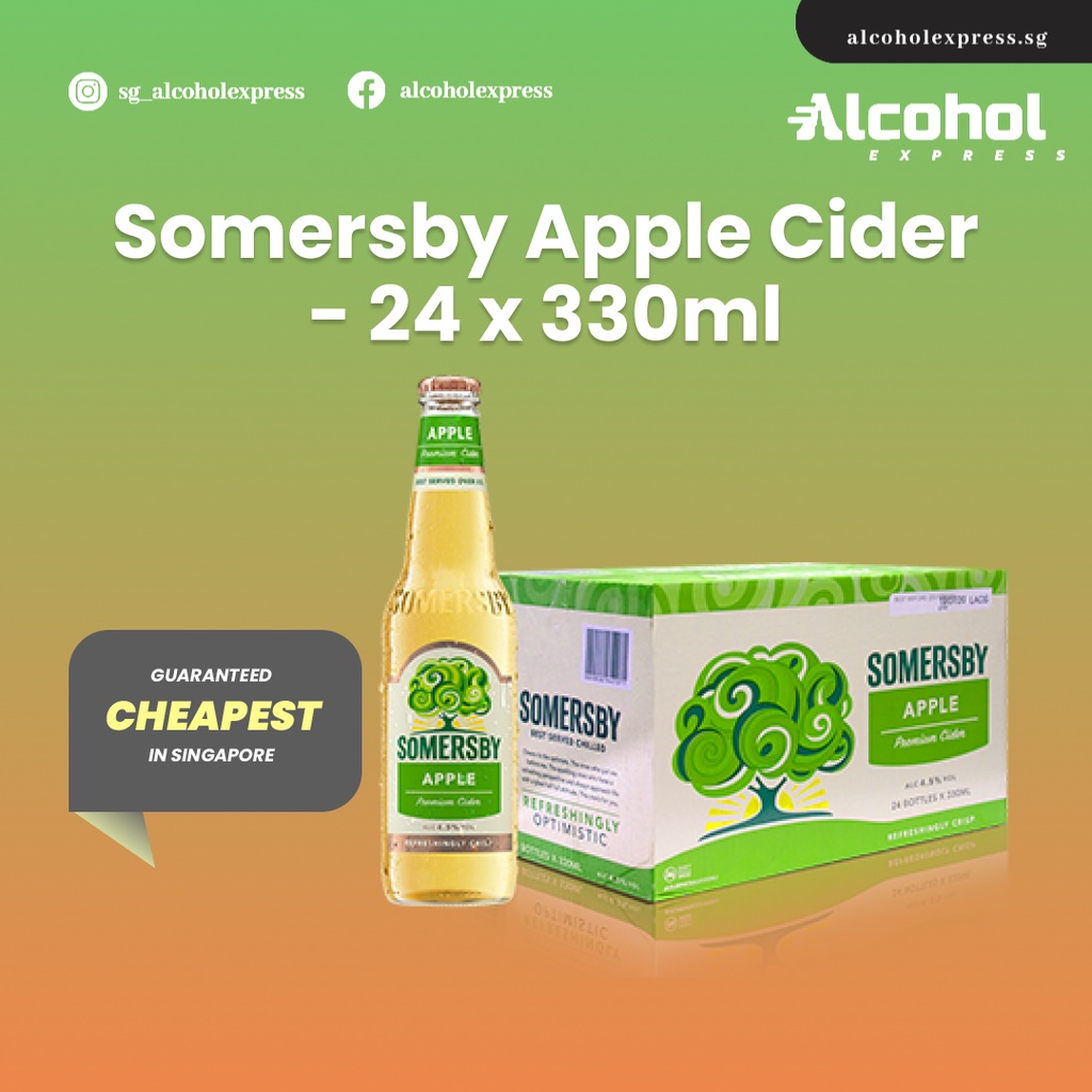 Somersby Apple Cider Bundle 24 x 330ml Shopee Singapore
