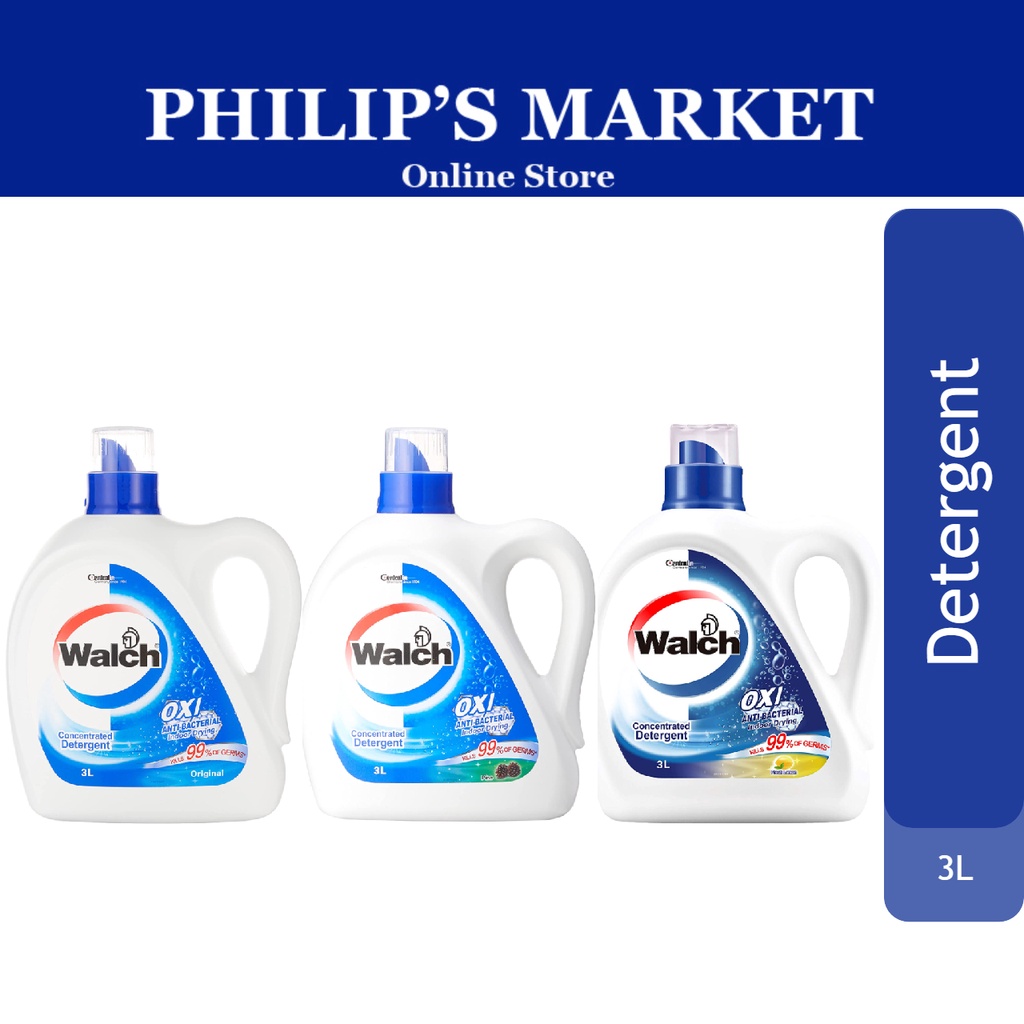 Walch Antibacterial Concentrated Laundry Detergent 3L Shopee Singapore