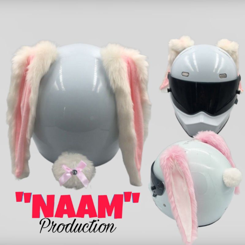 Helmet Ears, Helmet Rabbit Ears, Bogo Helmet Ears, Halfface Helmet Ears