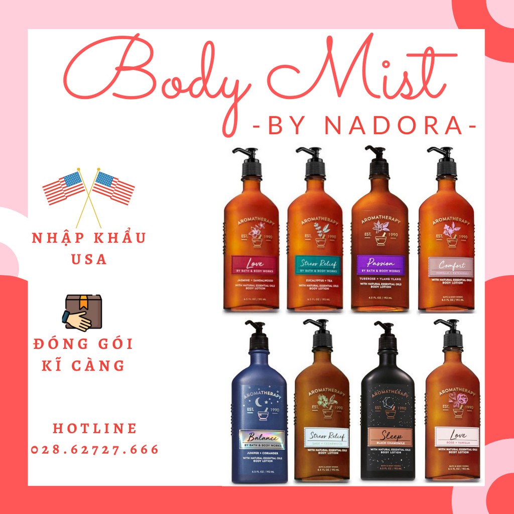 [Full Smell] Aromatherapy Bath And Body Works Body Lotion (192ml