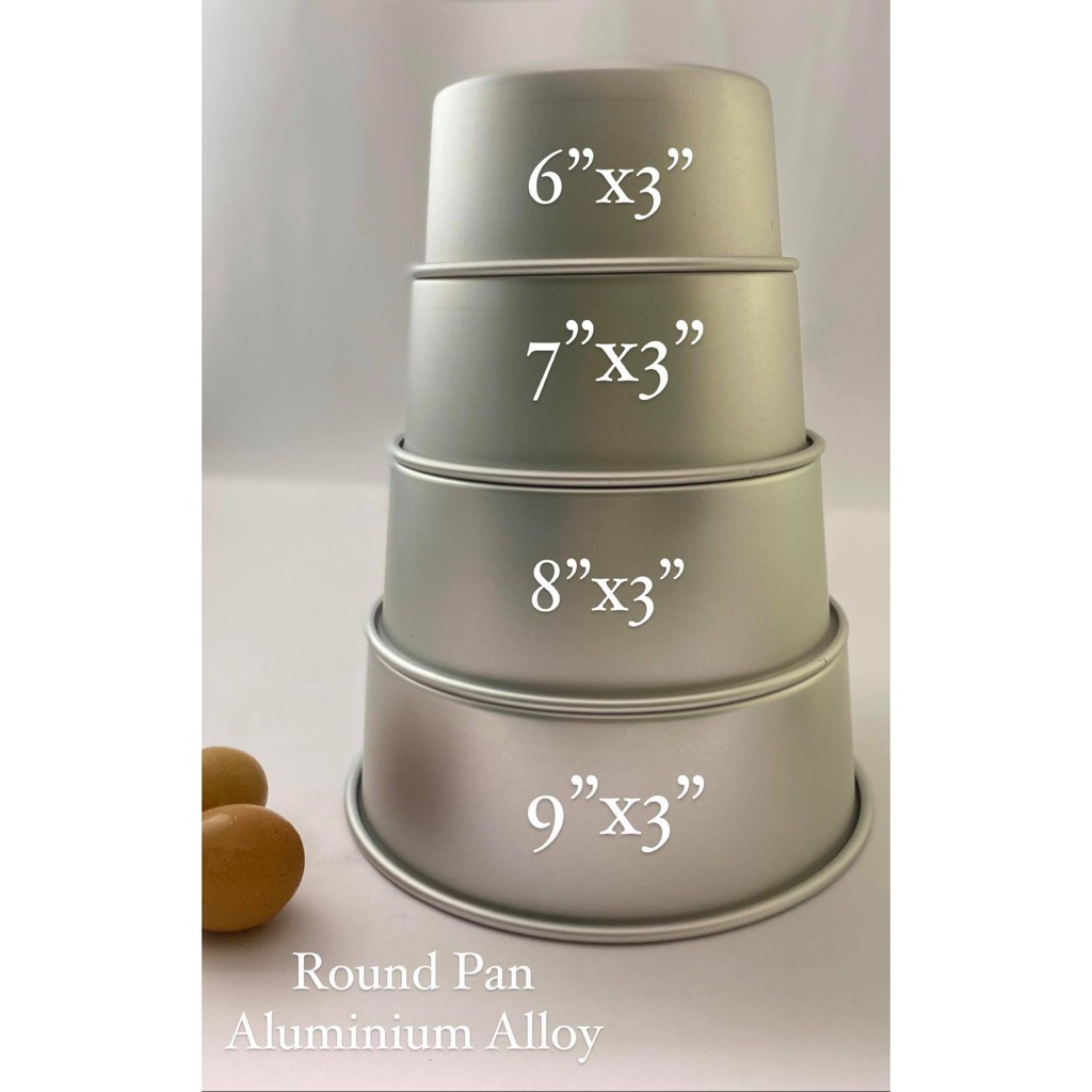 6/7/8/9 inch Round Pan Aluminium Alloy Round Baking Pan Cake Pan