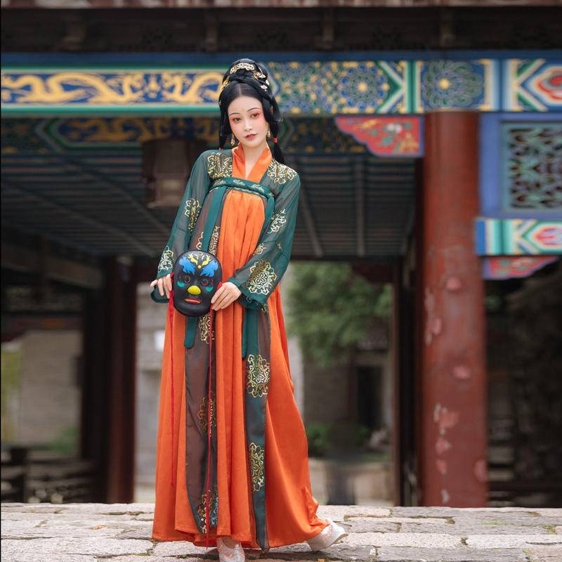 Suit Hanfu Female Qingji Full Chest Skirt Classical Dance Classic