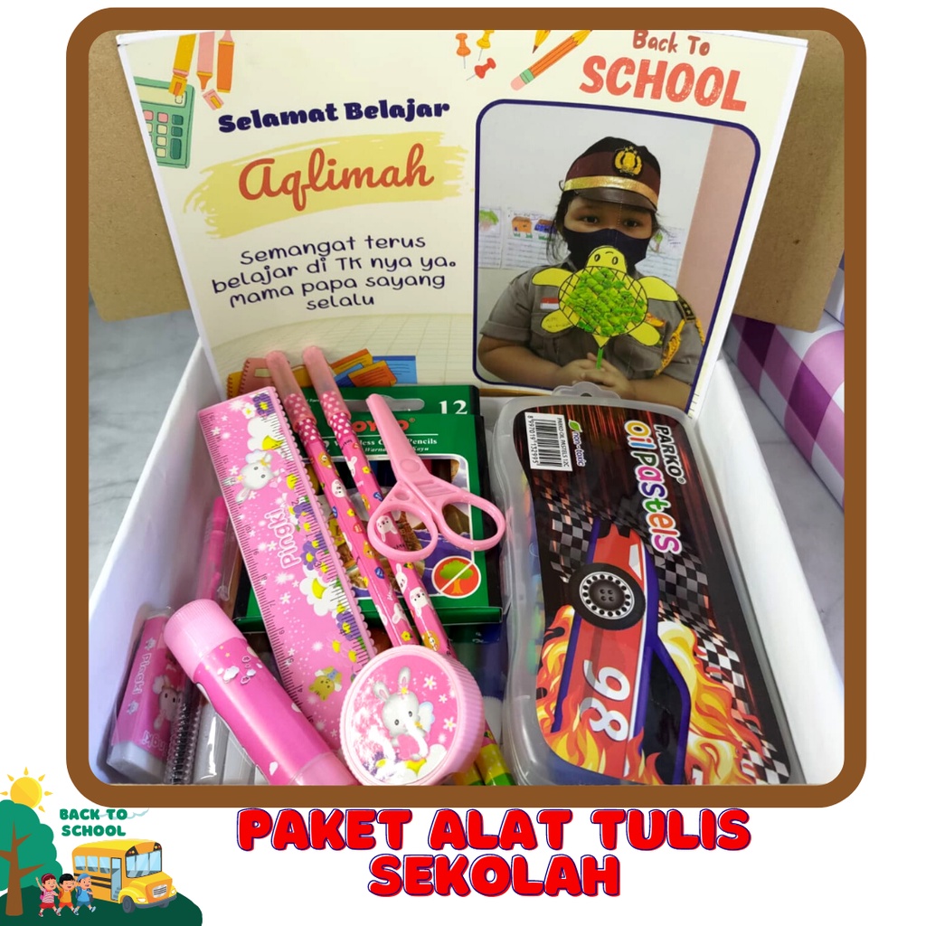 PERALATAN Complete stationery Package For Kindergarten Preschool