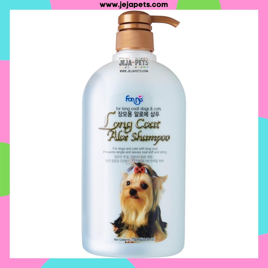 Forcans Forbis Long Coat Aloe Shampoo for Dogs and Cats 750ml [LONG COAT DOG & CAT] Shopee