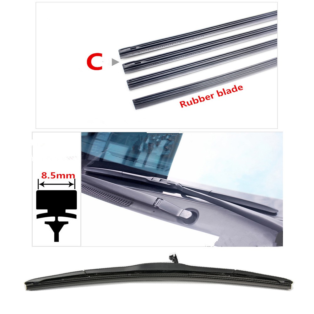 Car Rubber Strip Wiper Blade (Refill) For BMW e46 e90 e39 f30 f10 e36