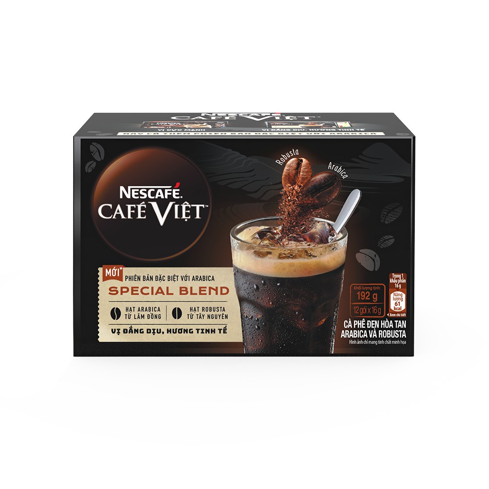 Nescafé Vietnamese Coffee Arabica And Robusta Instant Black Coffee (Box