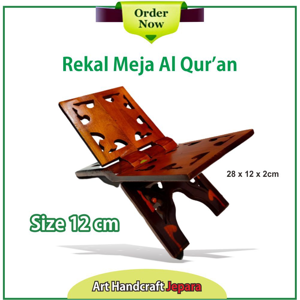 Rekal Quran Holder Folding Table Quran Folding Table Motif 12th Size