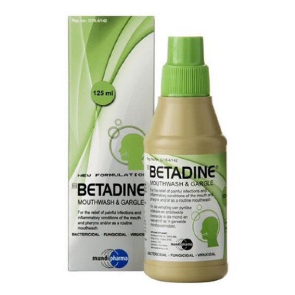 Betadine Mouthwash & Gargle (125ml) Expiry 06/2023 Shopee Singapore