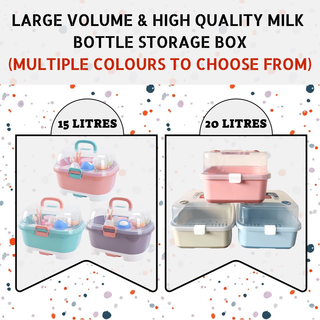 High quality baby milk bottle storage box container Shopee Singapore