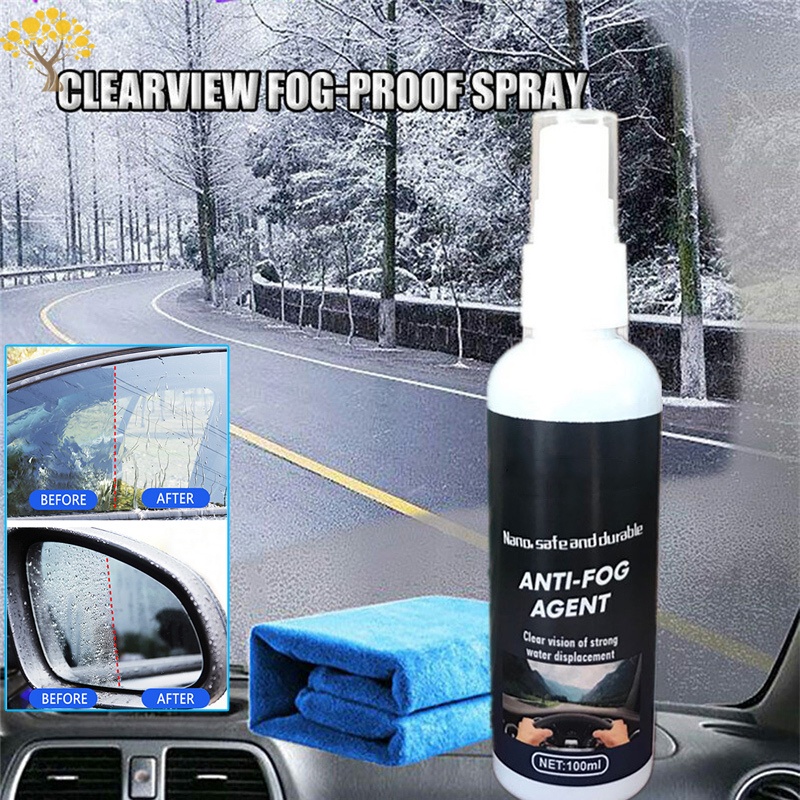Windshield Anti Fog Spray Anti Mist for Car Fogging Resistant