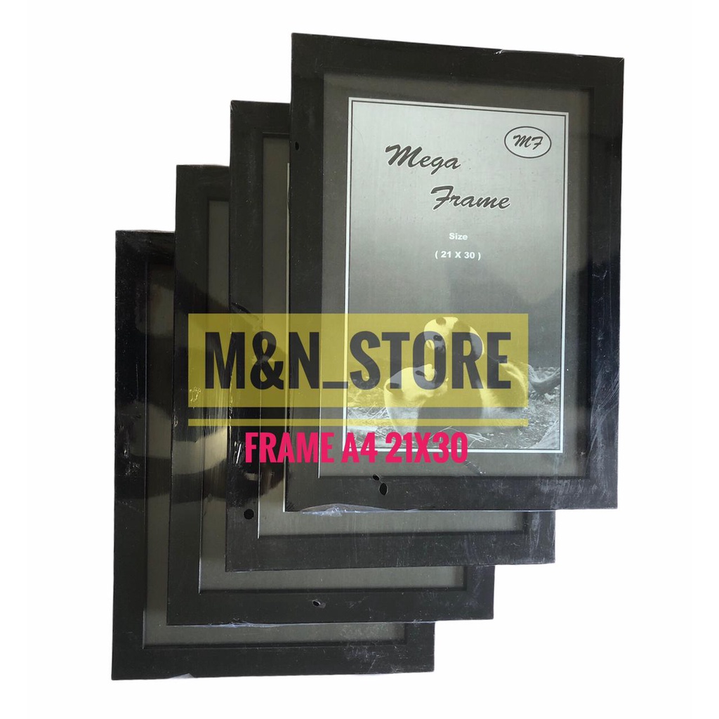 1 Set Of 3 Minimalist Photo Frames A4 BLACK (21cm x 30cm) Shopee