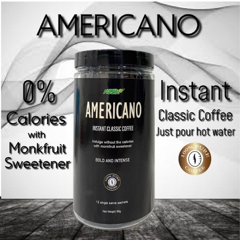 AUSLIFE⭐Americano Coffee⭐ (Instant 2in1 with 0 Calories Monkfruit