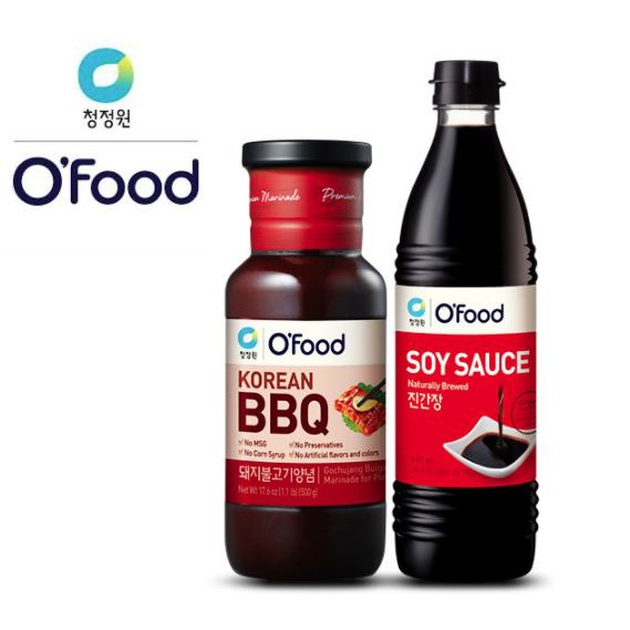 [O'FOOD] Korean BBQ Marinade Sauce (Bbq Pork 500g/ Bbq Beef 500g