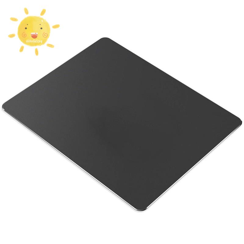Metal Aluminum Mouse Pad Mat Hard Smooth Magic Thin Mouse Pad Double