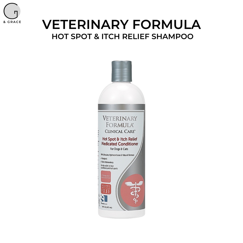 Veterinary Formula Clinical Care Hot Spot & Itch Relief Pet Shampoo for
