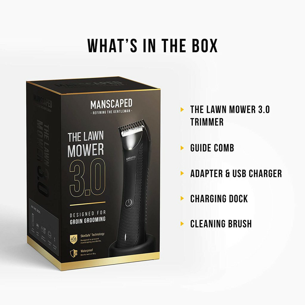 Manscaped Best Electric Manscaping Groin Hair Trimmer, Lawn Mower 3.0