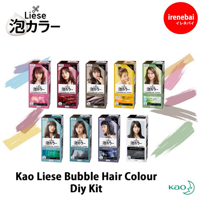 NEW LIESE CREAMY BUBBLE COLOR HAIR DYE JAPAN Domestic version