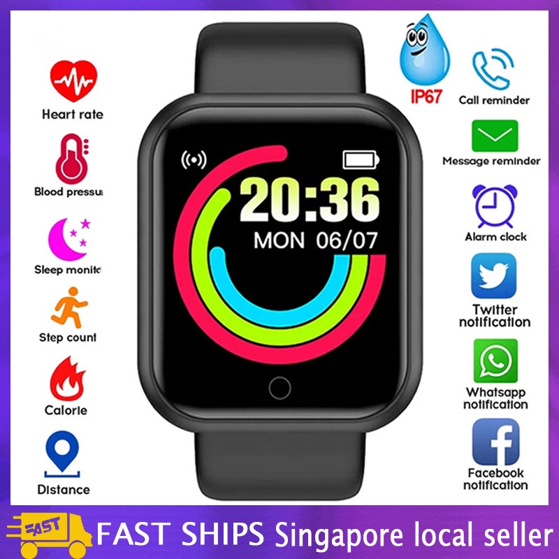 [SG Stock] Smart Watch Men's And Women's Waterproof Bluetooth Sports
