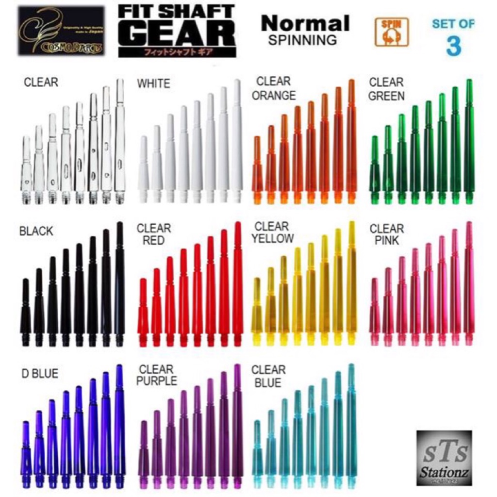 Fit Shaft Gear Plastic • Dart Shafts • SGDARTS Shopee Singapore