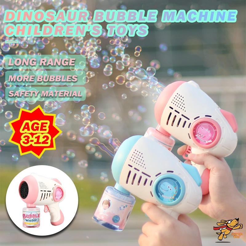 🌈Local Ship🌈kids Automatic Electric Bubble Machine with LED Lighting