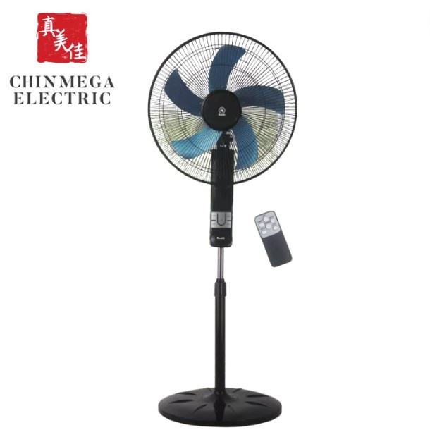Nushi 18" Stand Fan 18 inch Metal Blade Stand Fan with Remote NSF