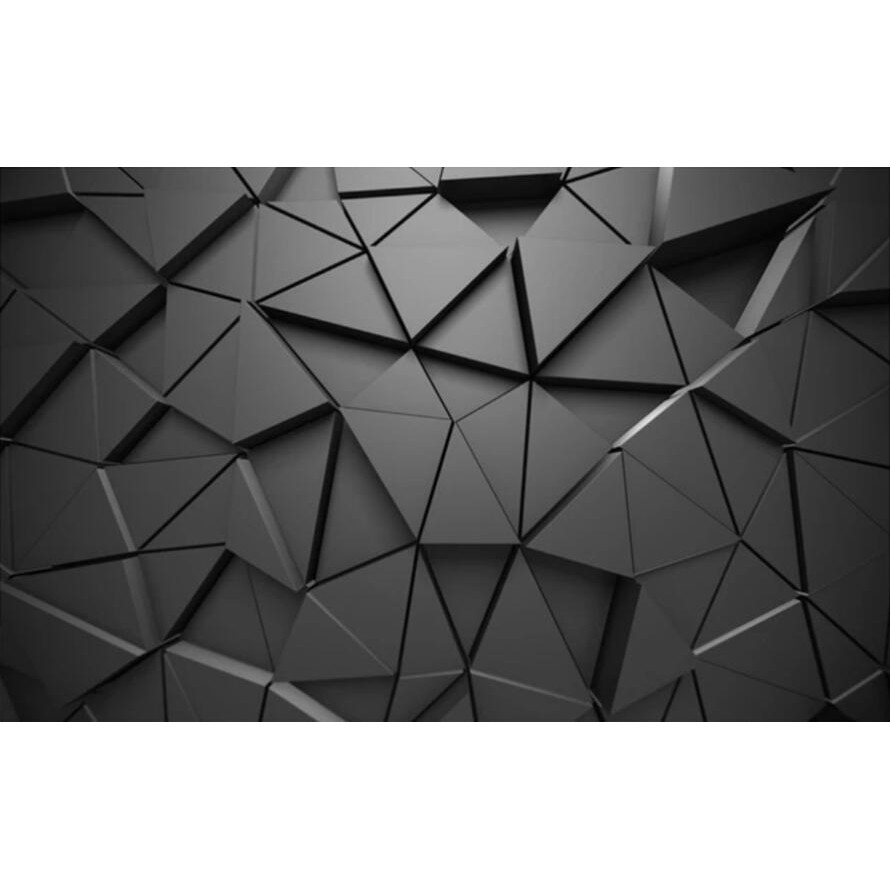 3D Black Metal Circuit Board Industrial Decor Wall Paper Technology