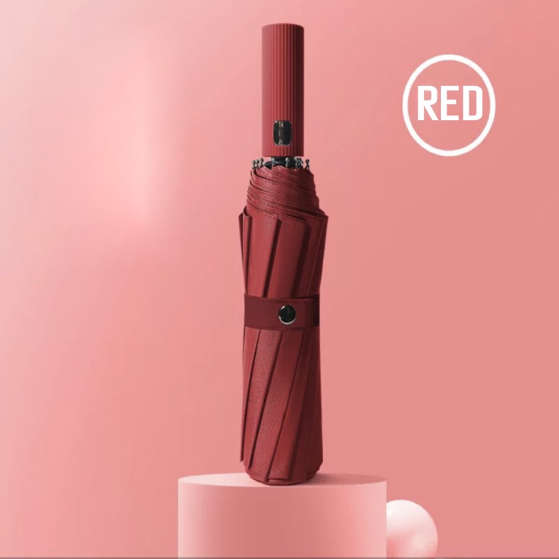 Automatic Umbrella 12 Ribs Bones Large Sunscreen UV Protection Super