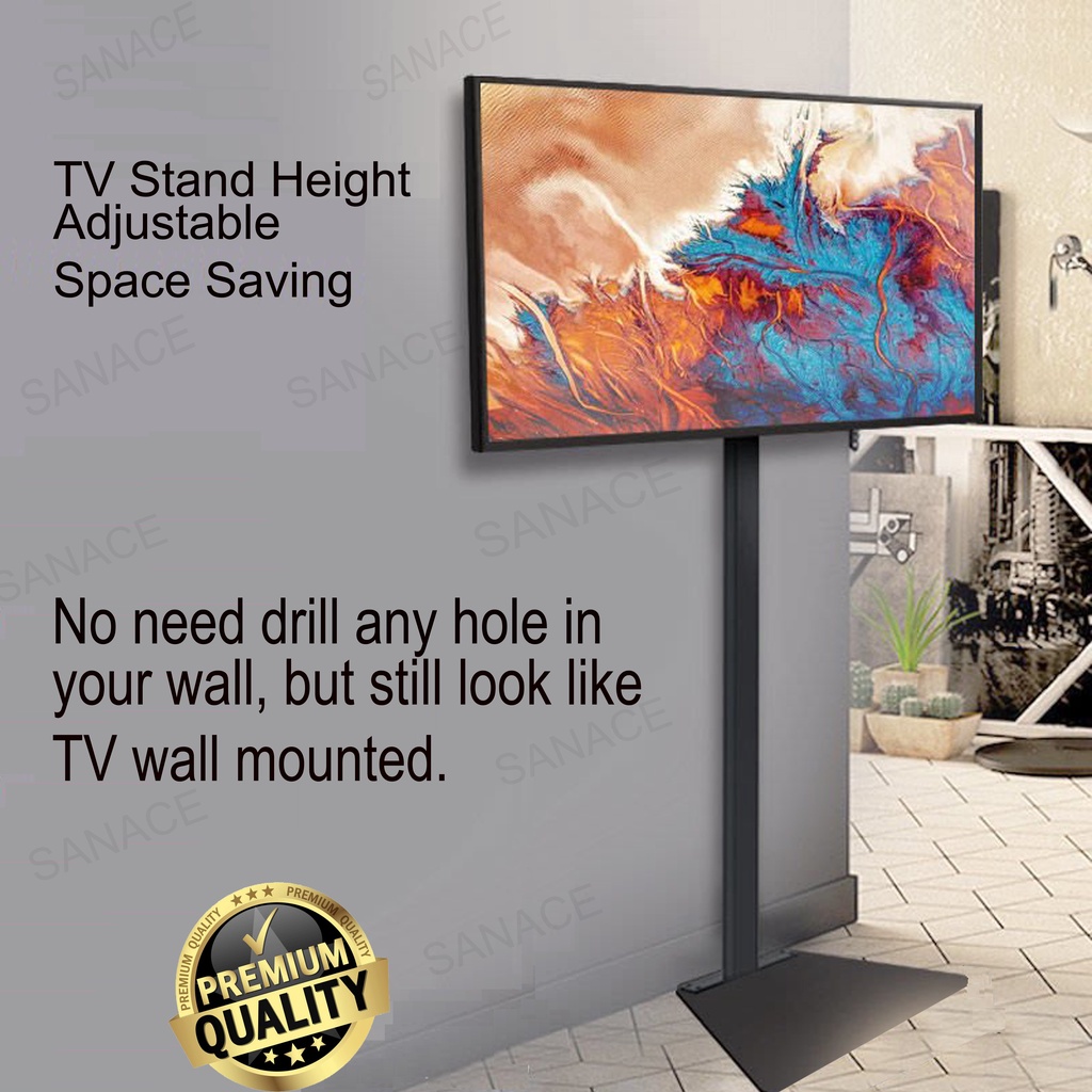 *SALES* 3270 inch TV stand No drill wall floor stand without wheels