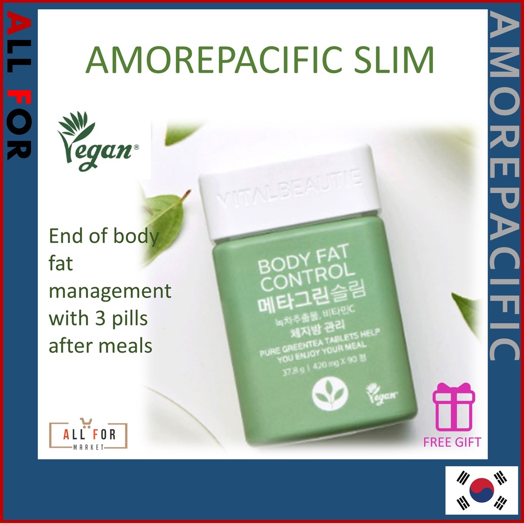 AMOREPACIFIC Vital Beauty Meta Green Slim 90 Tablets. From Seoul Korea