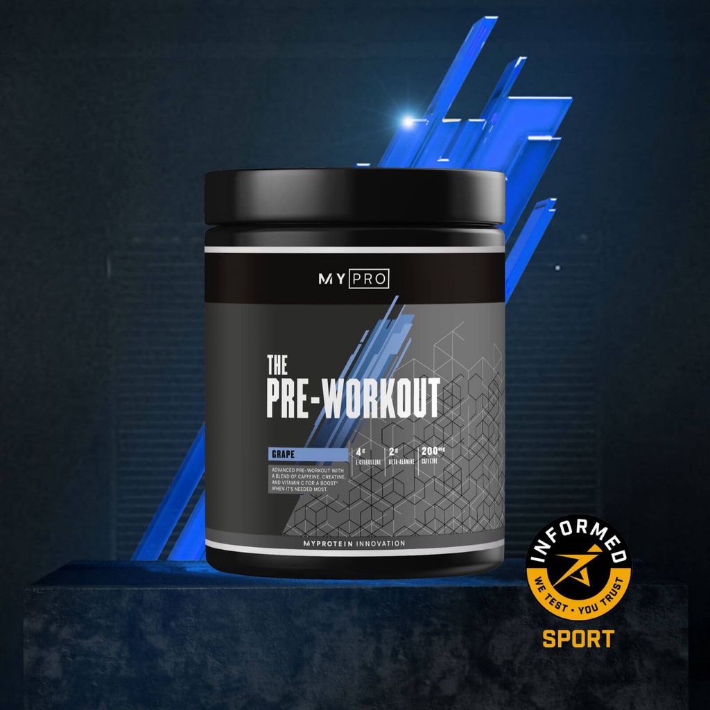 MyProtein PreWorkout BLUE RASPBERRY or COLA 500G or MyPRO PreWorkout