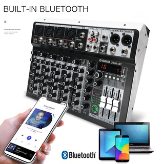 yamaha UX04-BT UX06-BT UX08-BT 4 6 8 channel mixer Bluetooth USB 16 DSP