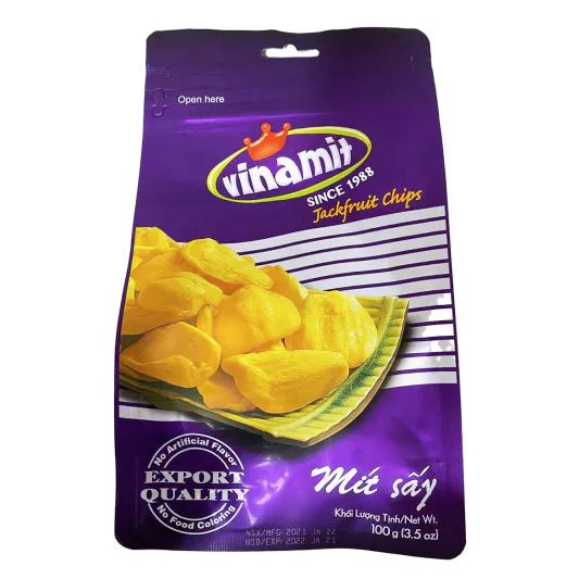 [ HALAL ] Vinamit Jackfruit Chips (100g) Shopee Singapore