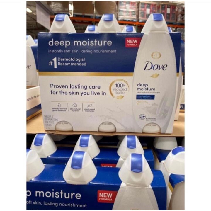Dove deep moisture Shower Gel set Of 3 Bottles Of 709ml Shopee Singapore